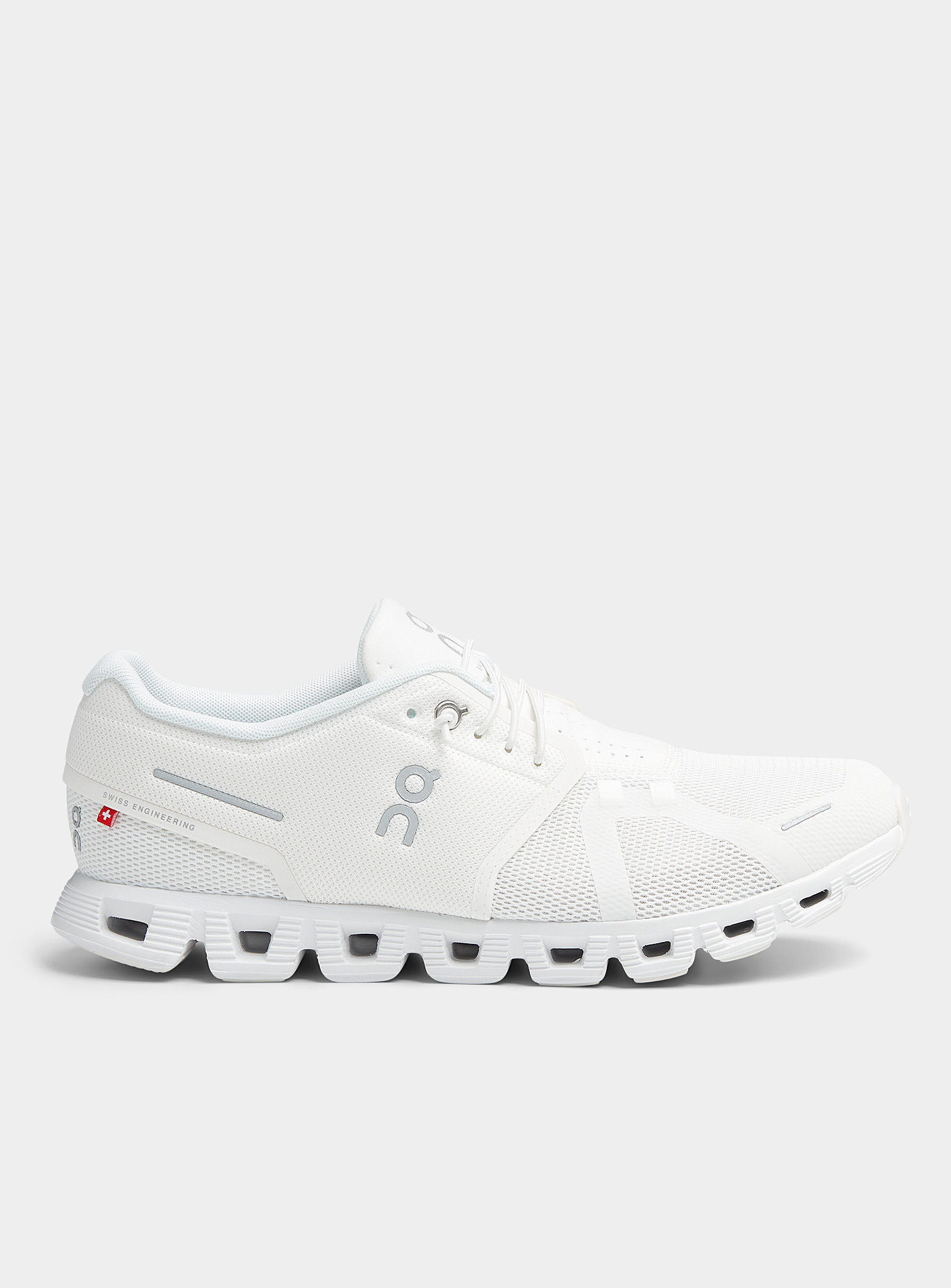 On All White Cloud 5 Sneakers Men