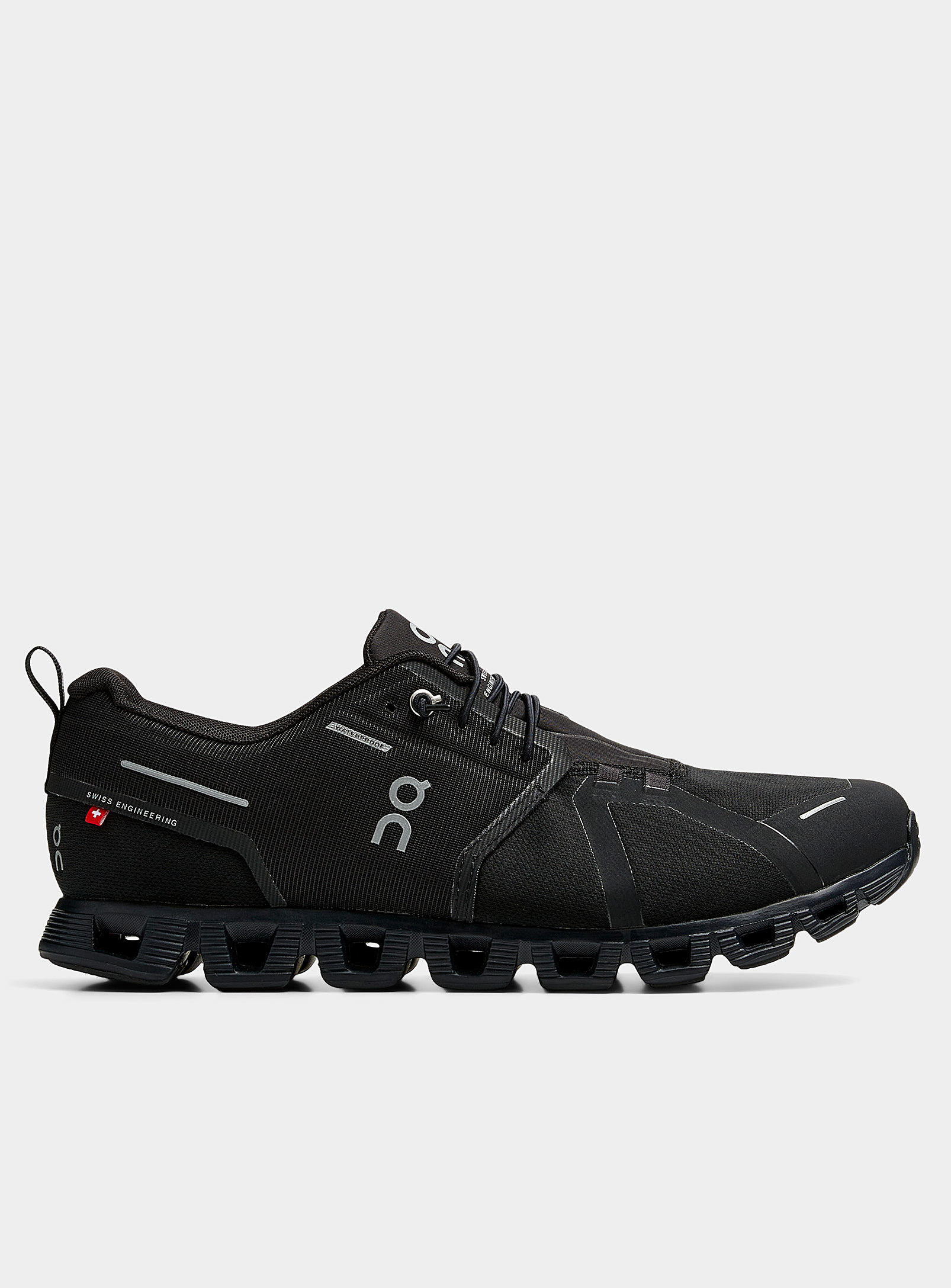 On Cloud 5 Waterproof Sneakers Men In Black