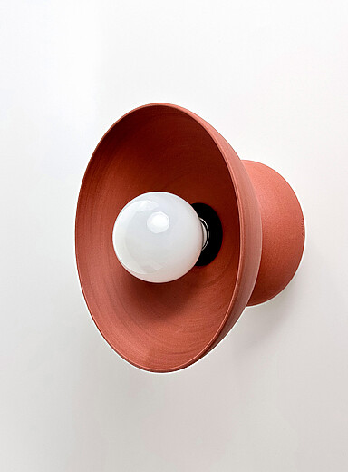 Echo stoneware sconce
