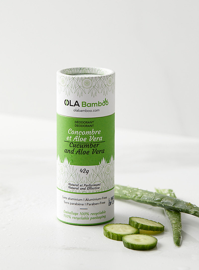 OLA Bamboo Assorted Cucumber and aloe vera all natural deodorant