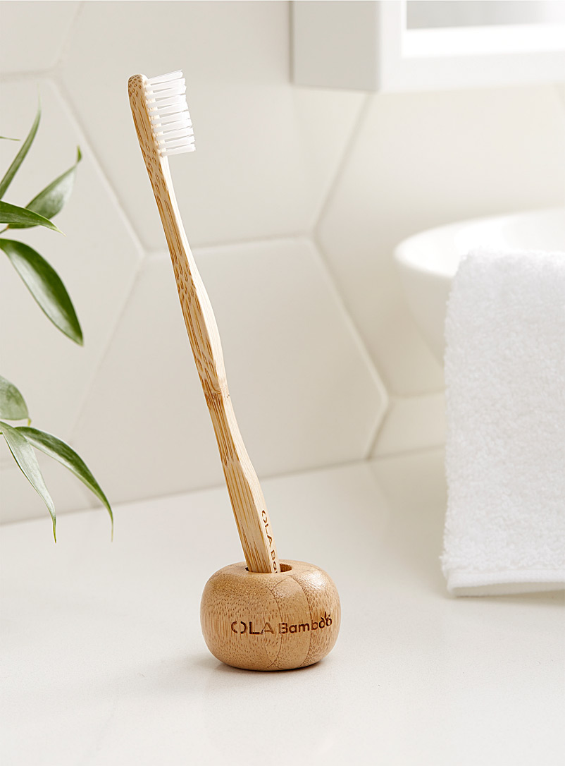 OLA Bamboo Assorted Eco-friendly bamboo toothbrush holder