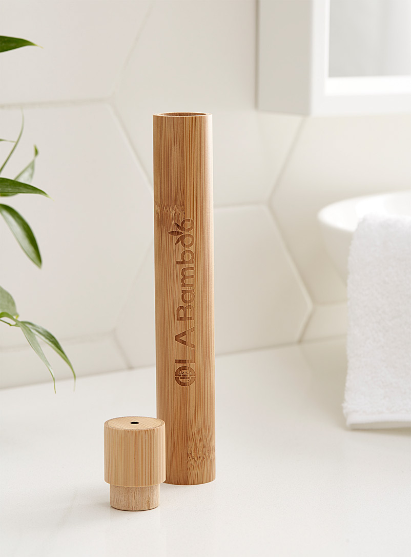 OLA Bamboo: L'étui pour brosse à dents bambou écolo Assorti