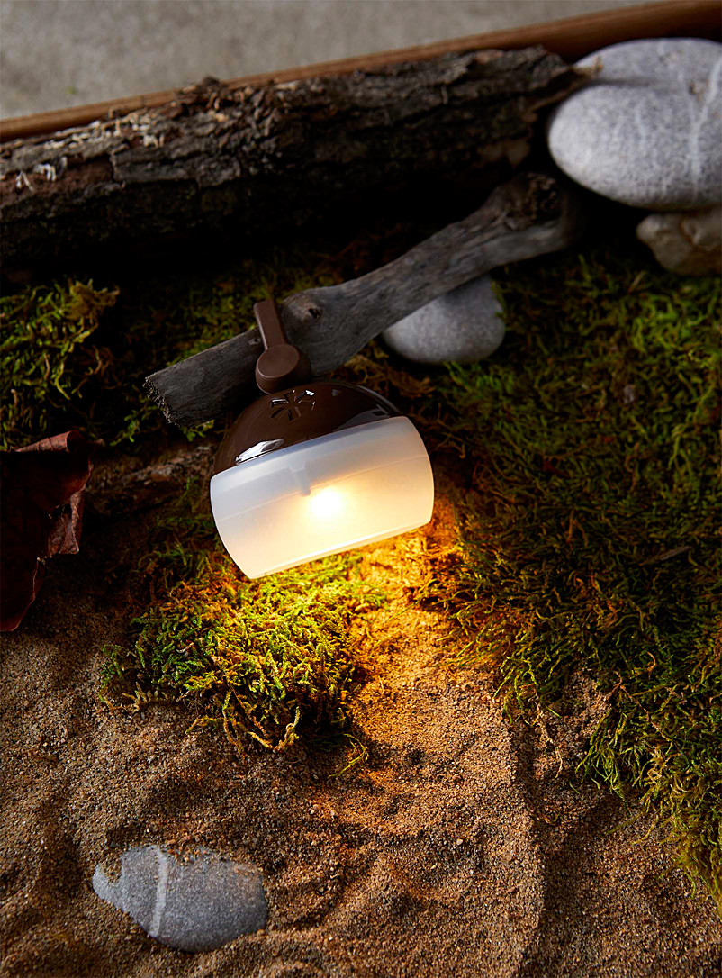 Snow Peak Brown Hozuki mini-lantern for men