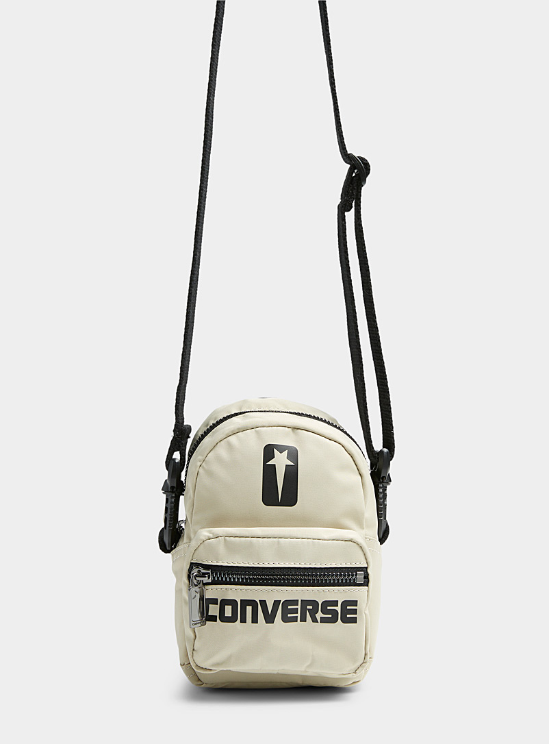 Converse x DRKSHDW small beige shoulder bag CONVERSE X DRKSHDW Shop Men's Designer Rick Owens in Canada Simons