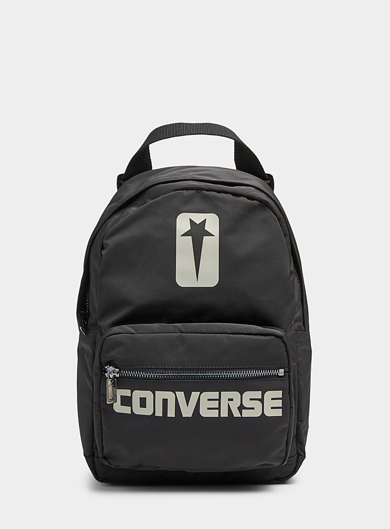 CONVERSE X DRKSHDW Black Converse x DRKSHDW backpack for men