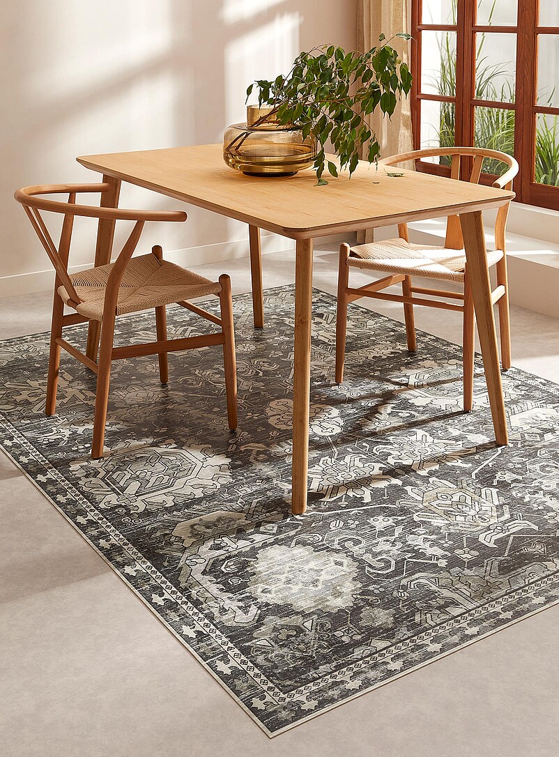 Adama: Le tapis de vinyle tapisserie vintage Voir nos formats offerts Vert &agrave; motifs