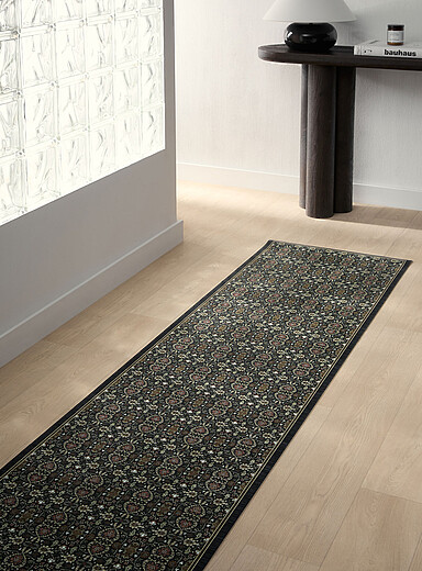 Adama Patterned Blue Hampton vinyl rug See available sizes