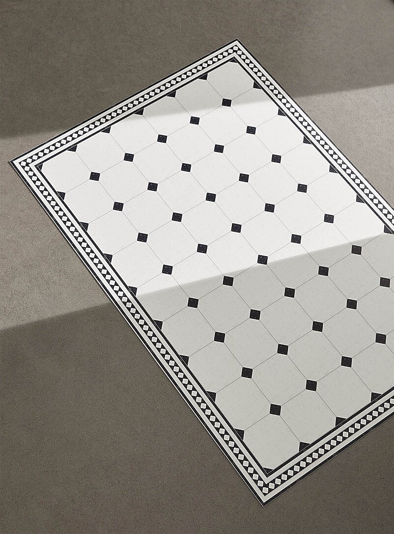 Vintage tiles vinyl rug See available sizes product image 2