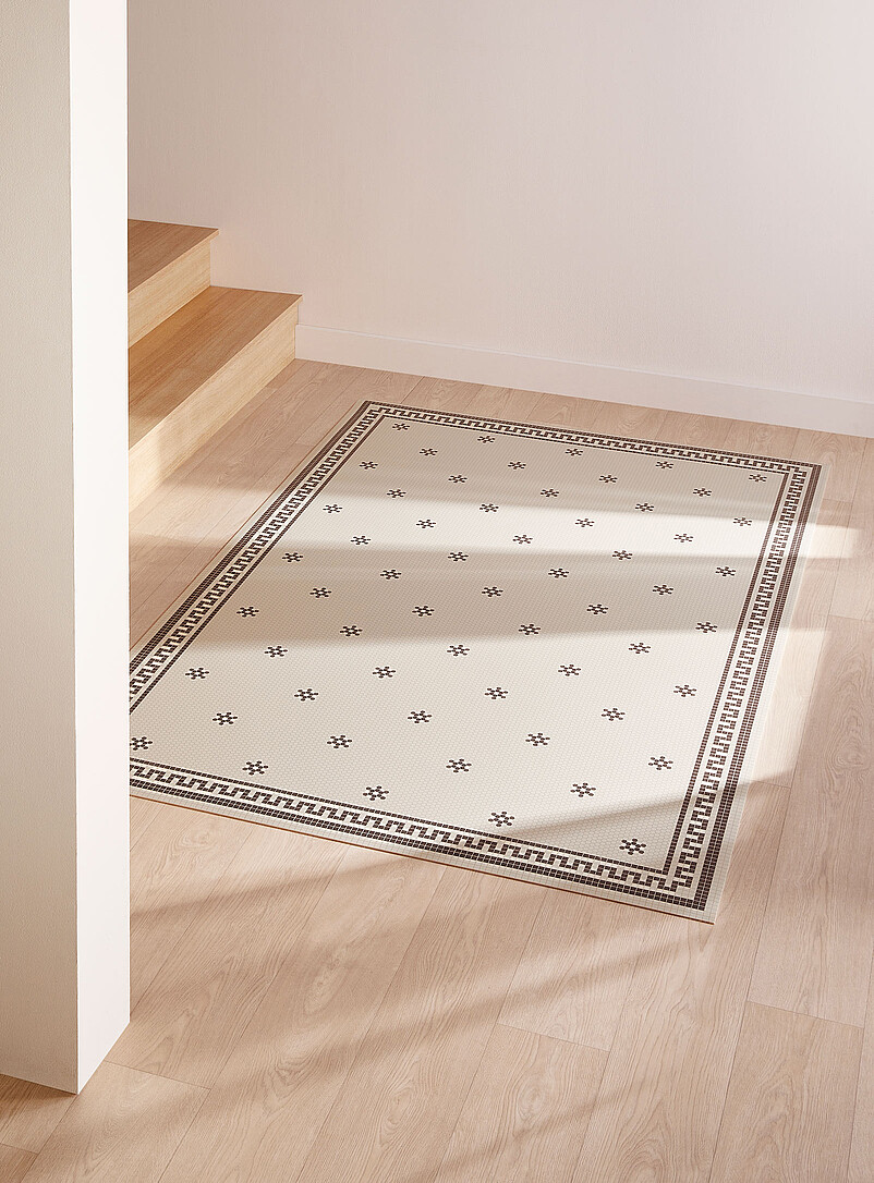 Starry fresco vinyl rug See available sizes product image (primary)