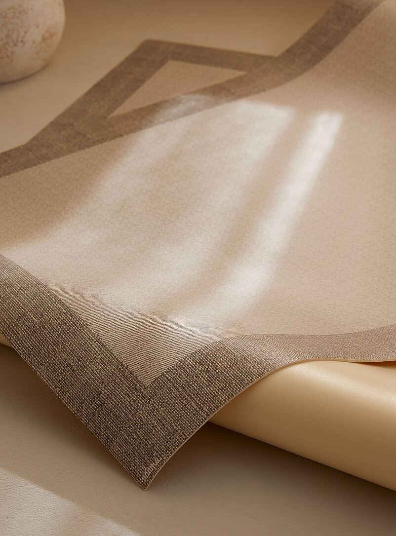 Two-tone trim vinyl rug See available sizes product image 2
