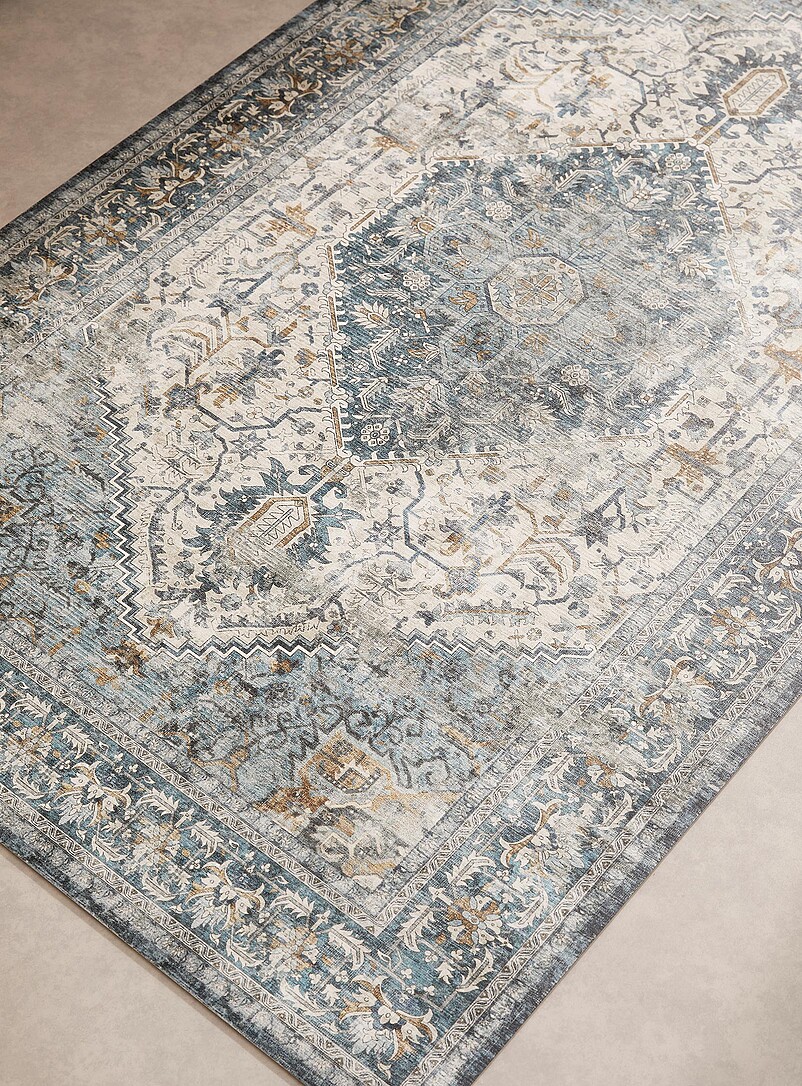 Antique medallion vinyl rug See available sizes product image 2
