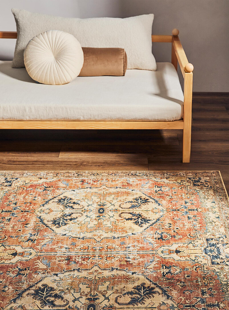 Heritage Frame Vinyl Rug See Available Sizes