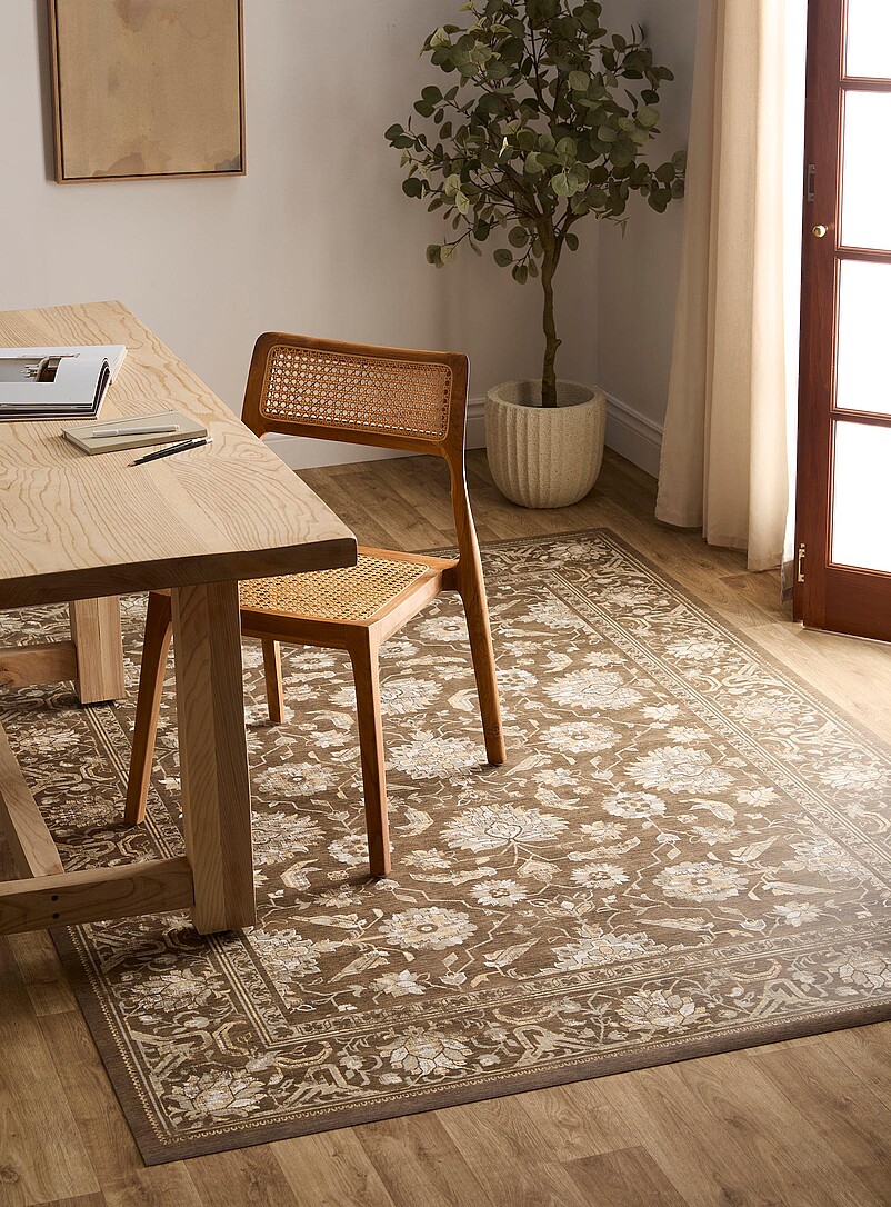 Bazaar Floral Tapestry Vinyl Rug 170 X 240 Cm