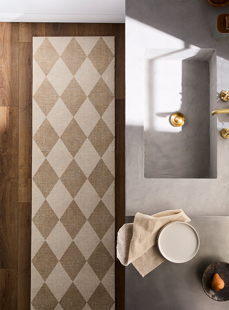 Diamond pattern cushioned vinyl rug See available sizes product image (primary)