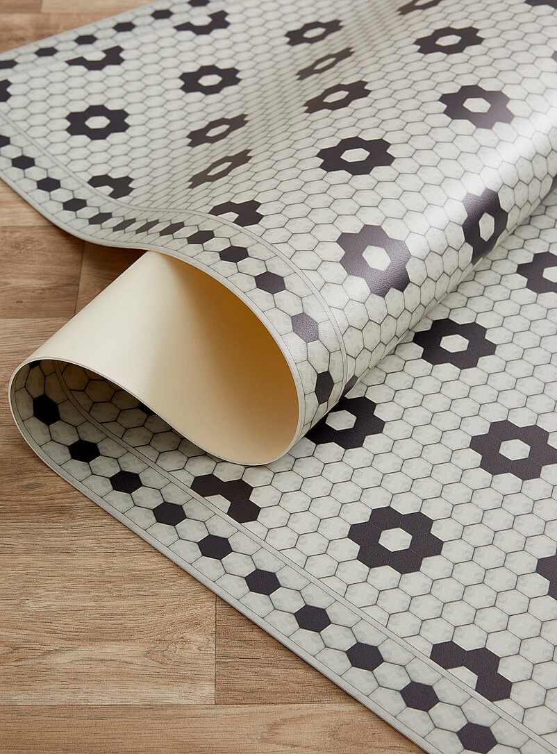Petite fleur vinyl rug See available sizes product image 2