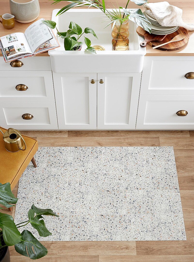 Terrazzo vinyl rug See available sizes product image (primary)