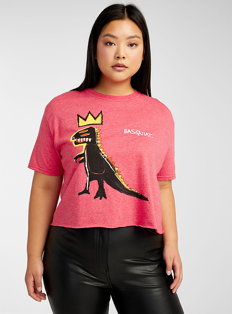 Twik: Le t-shirt Pez Dispenser par Basquiat Rouge pour femme