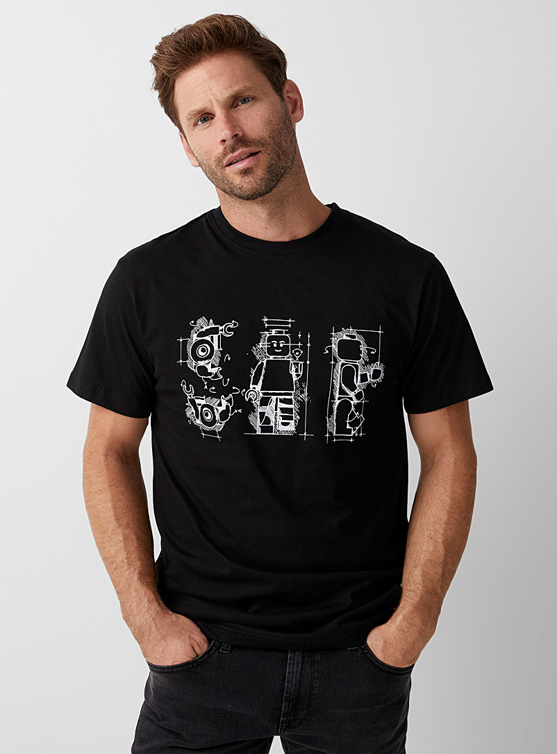 Le 31: Le t-shirt prototype Noir pour homme