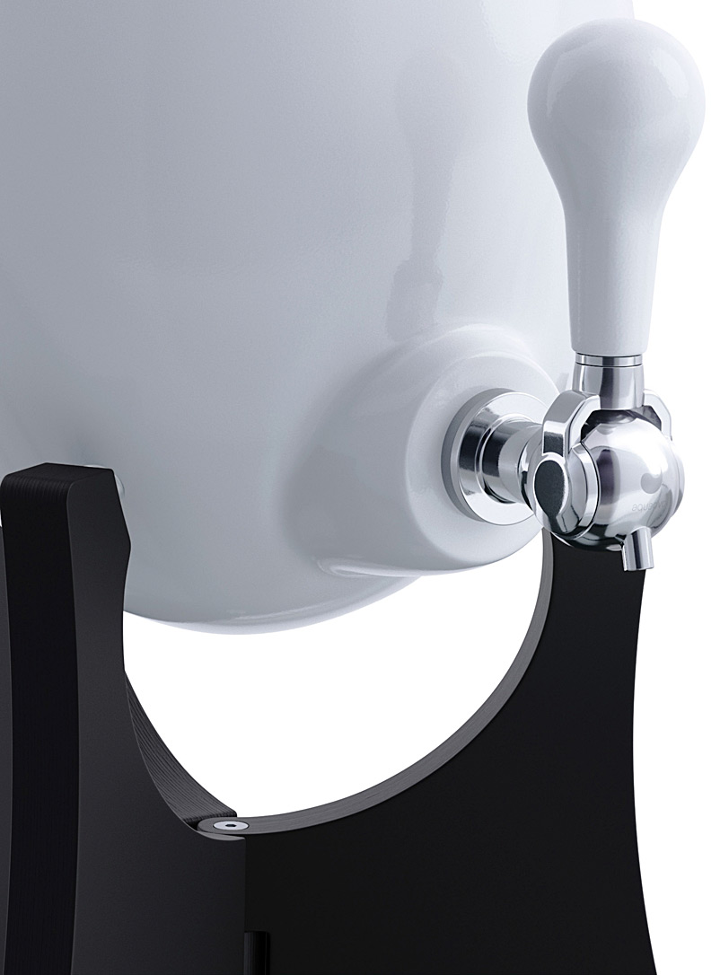 OVOPUR Lille water dispenser with black wooden base 1-year starter kit product image 2