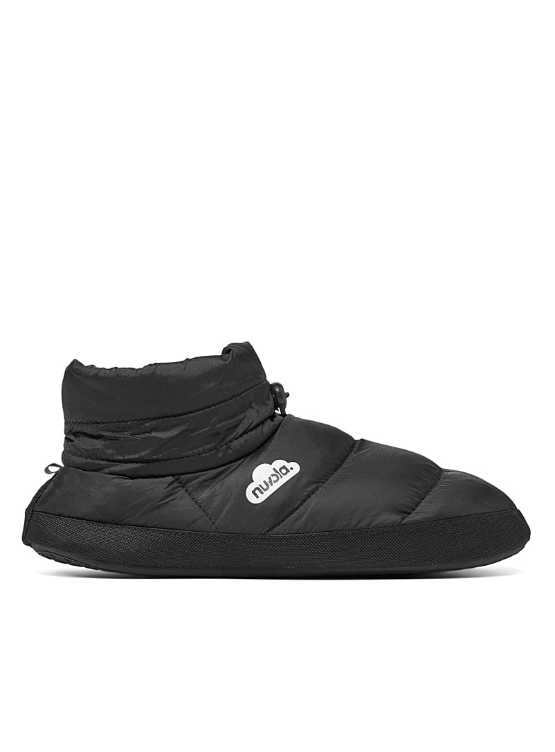Nuvola Black Clasica quilted bootie slippers Men for men