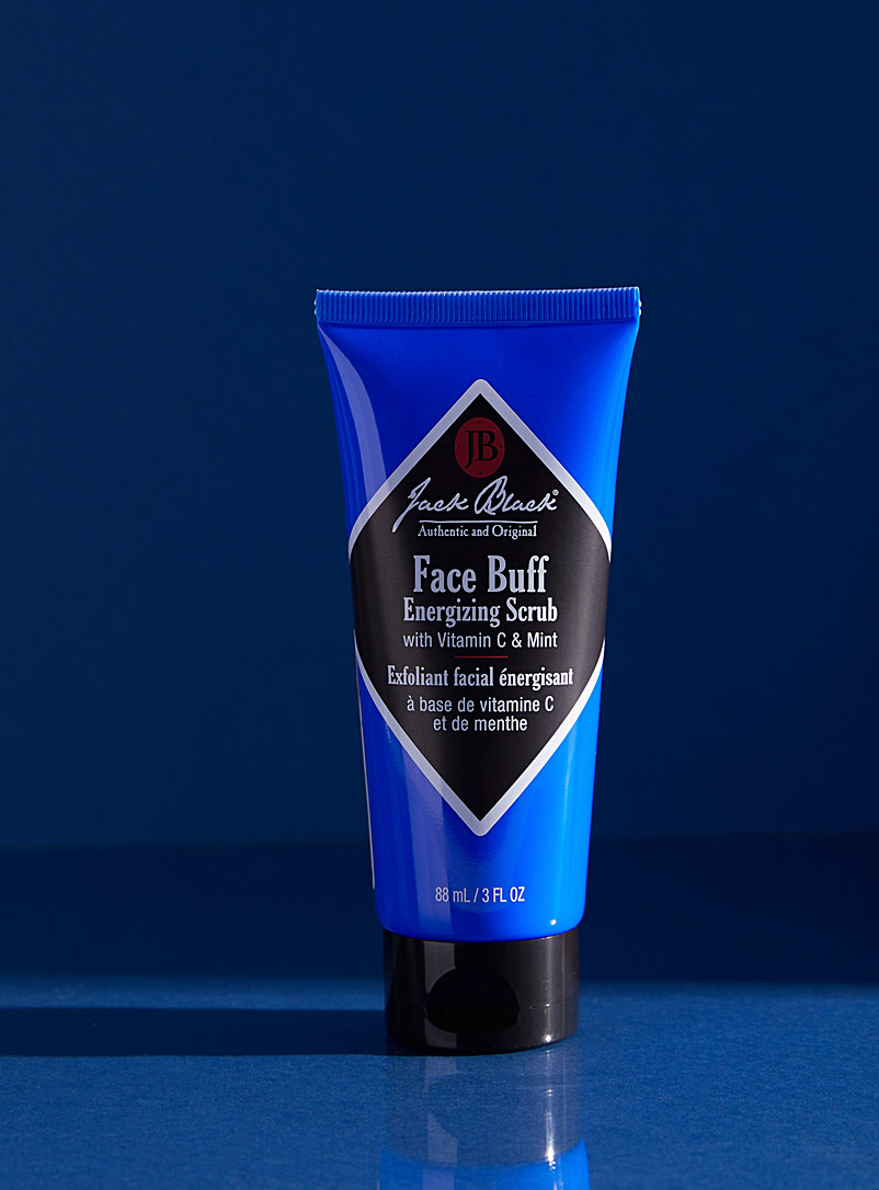 Jack Black Blue Energizing facial scrub Regular size for men