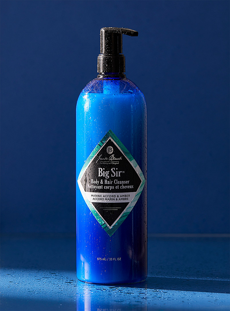 Jack Black: Le nettoyant pour corps et cheveux Big Sir Grand format Bleu pour homme