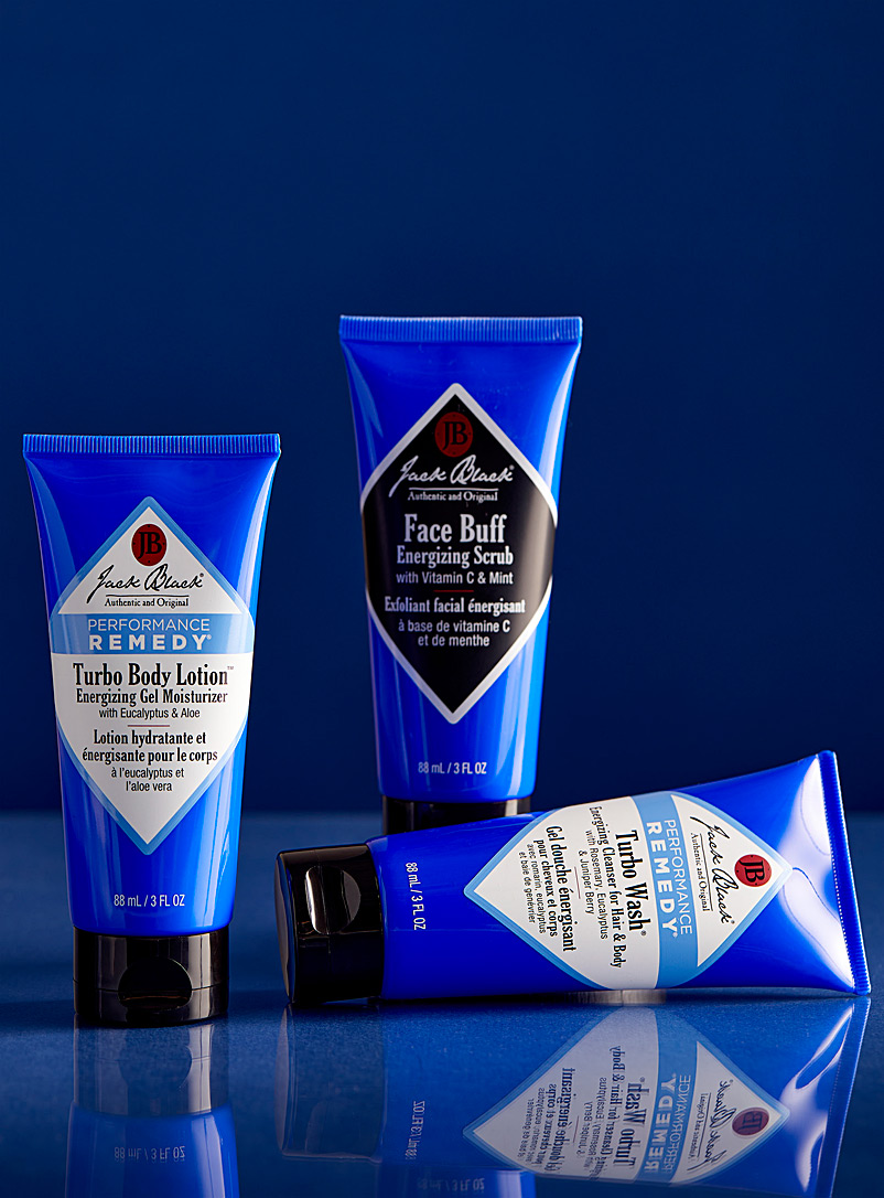 Jack Black Blue The Energizers skincare set Set of 3 products for men
