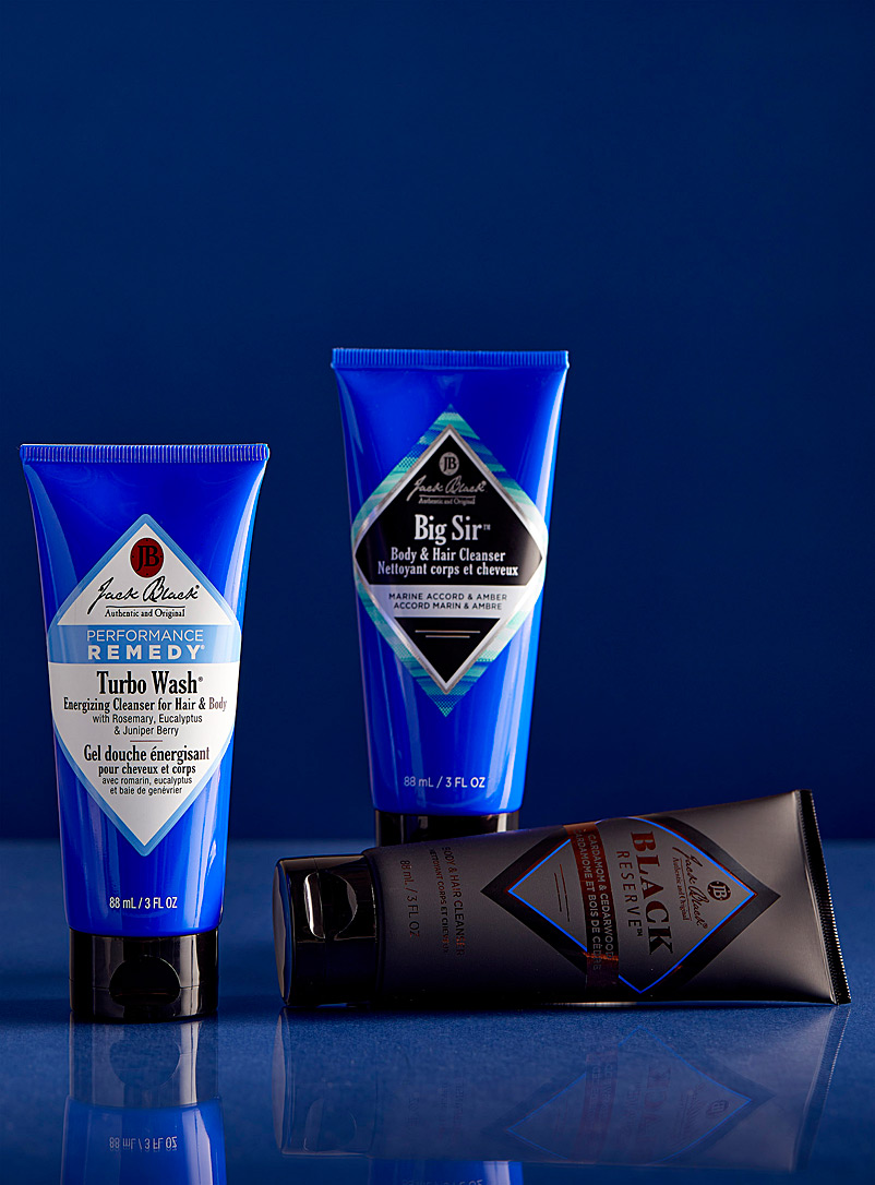 Jack Black Blue The Clean Team skincare set Set of 3 products for men