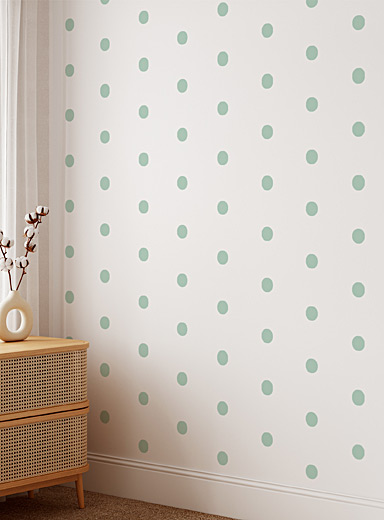 Polka Dots wall stickers 100-piece set