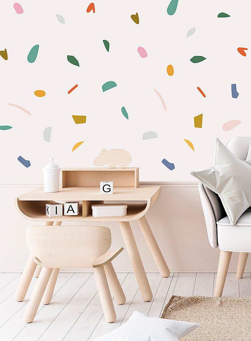 Abstract painting wall stickers 57-piece set product image (primary)
