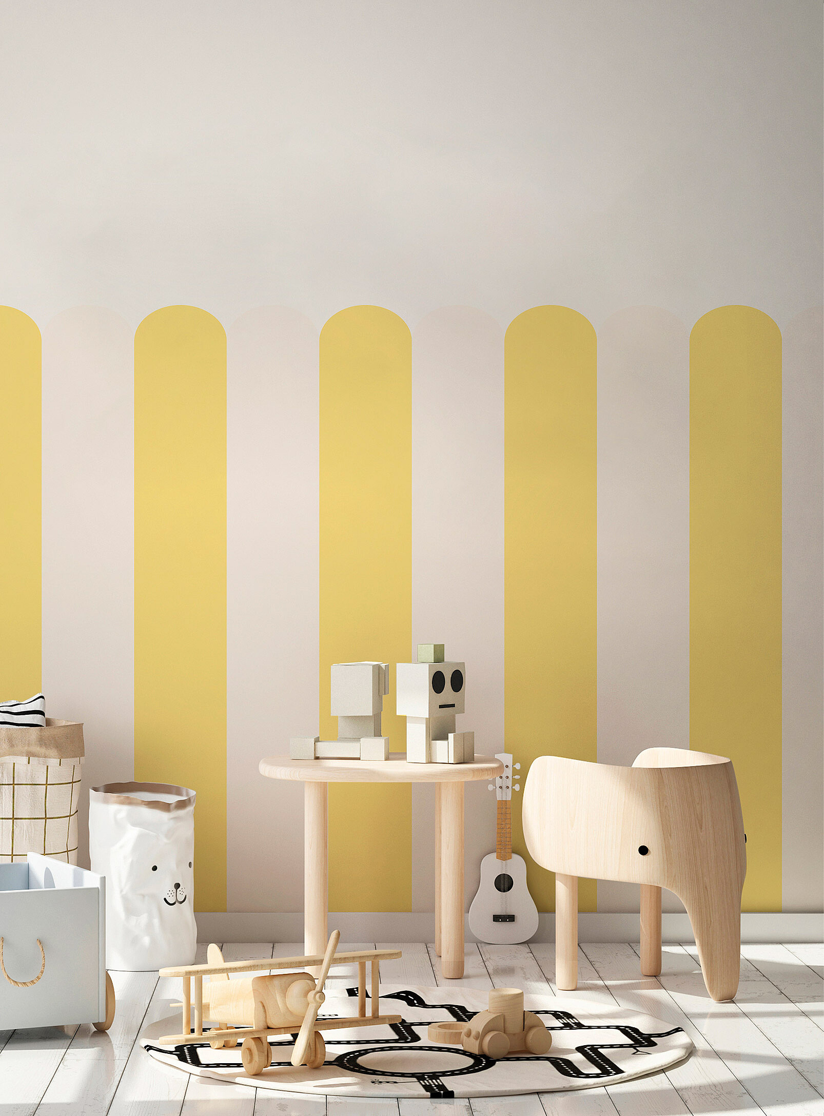 MERAKI SWEET SCALLOPS SELF-ADHESIVE WALLPAPER STRIP