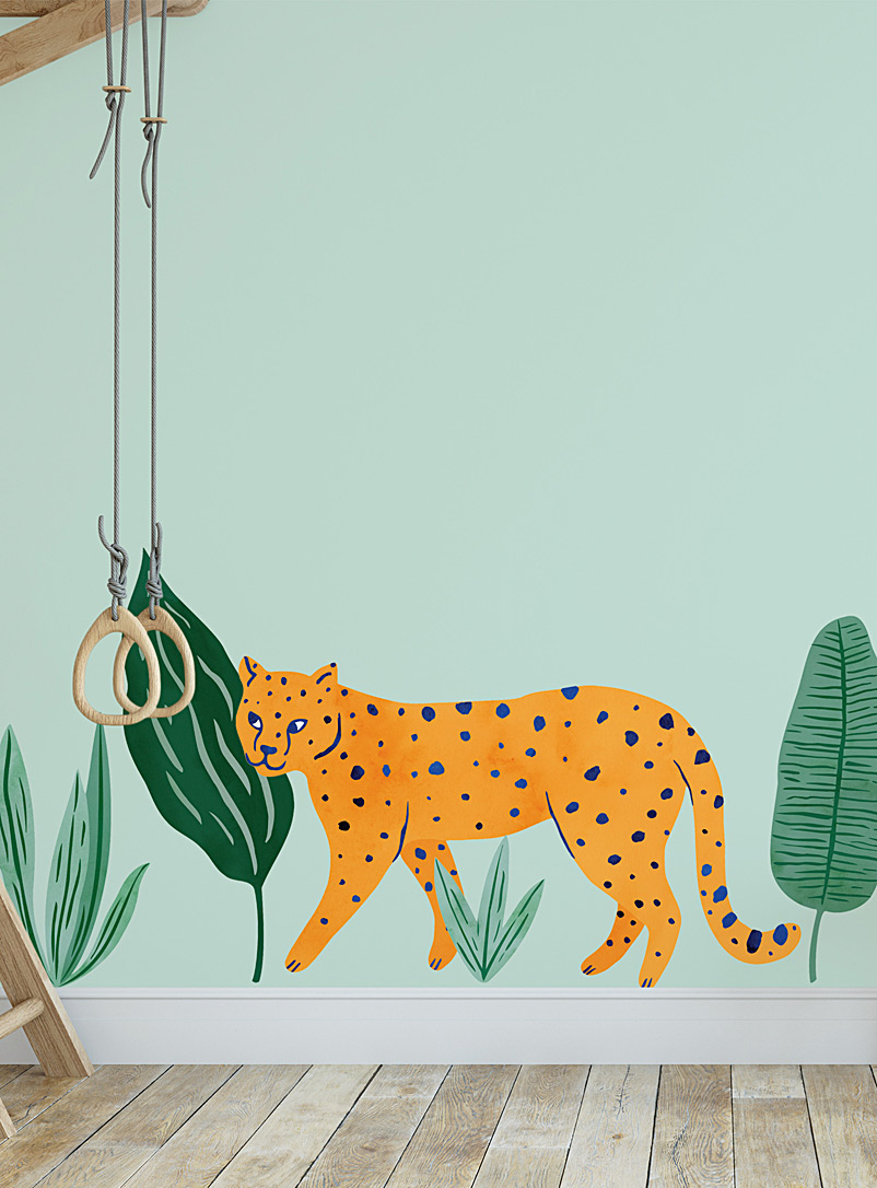 Wild Cat wall stickers In collaboration with artist Marie-Lise Leclerc product image (primary)