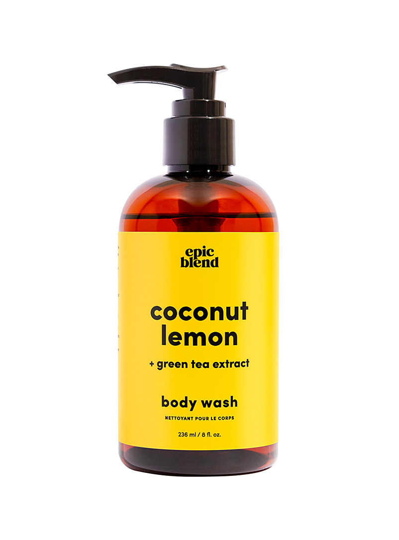 Epic Blend Dark Yellow Coconut lemon body wash for men