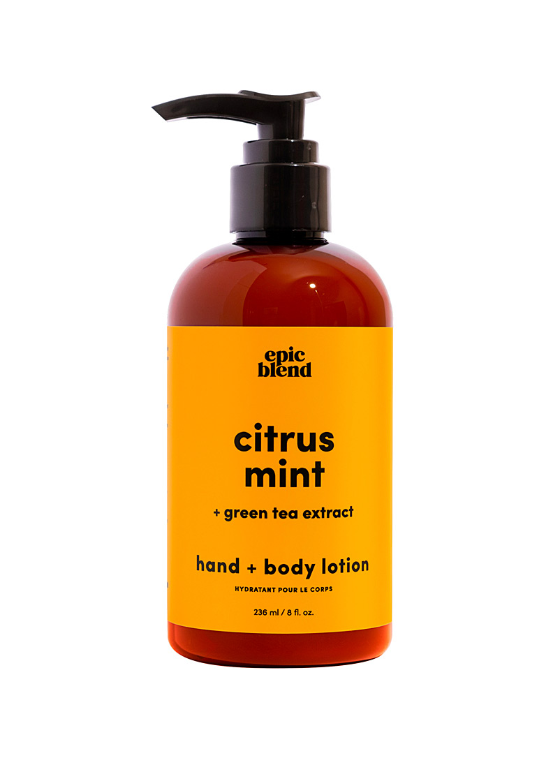 Epic Blend: La lotion pour les mains et le corps menthe citronnée Orange pour homme