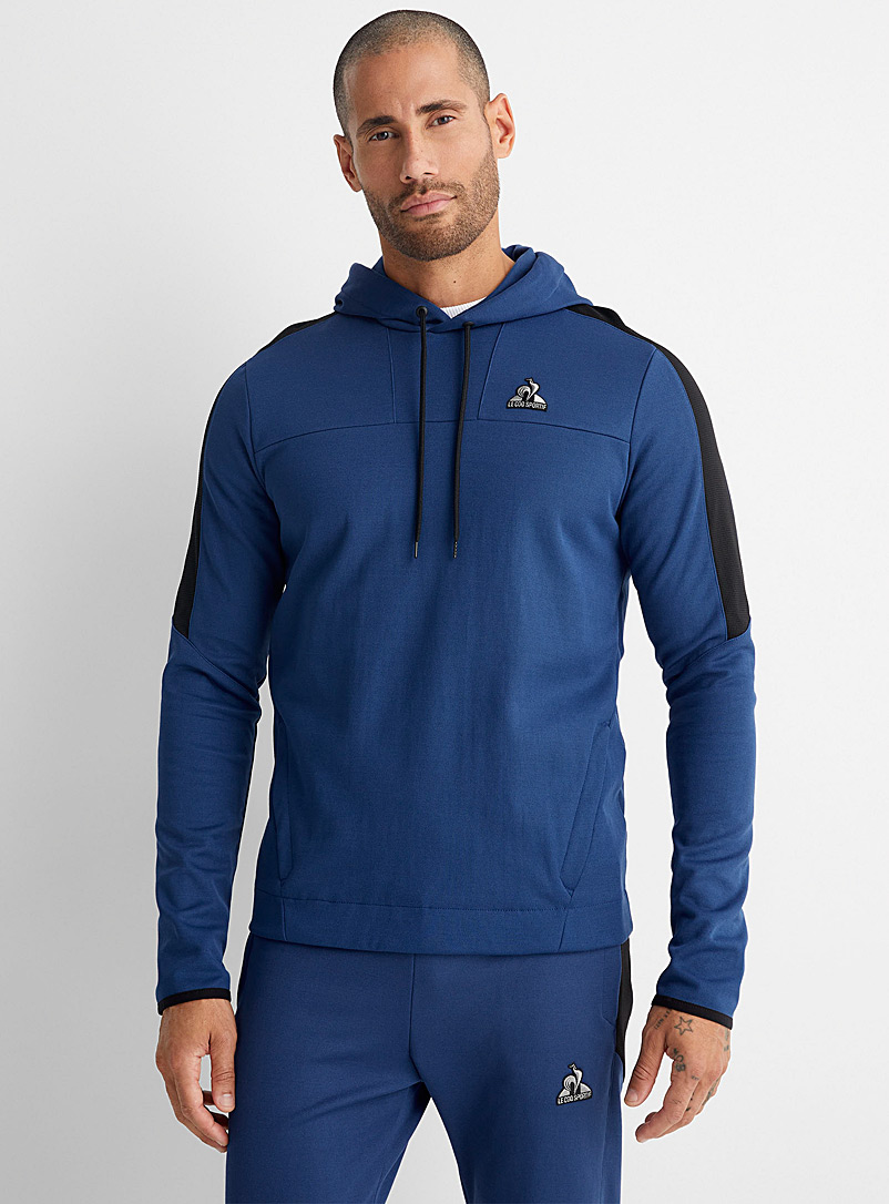 Le coq sportif Sapphire Blue Sporty techno hoodie for men