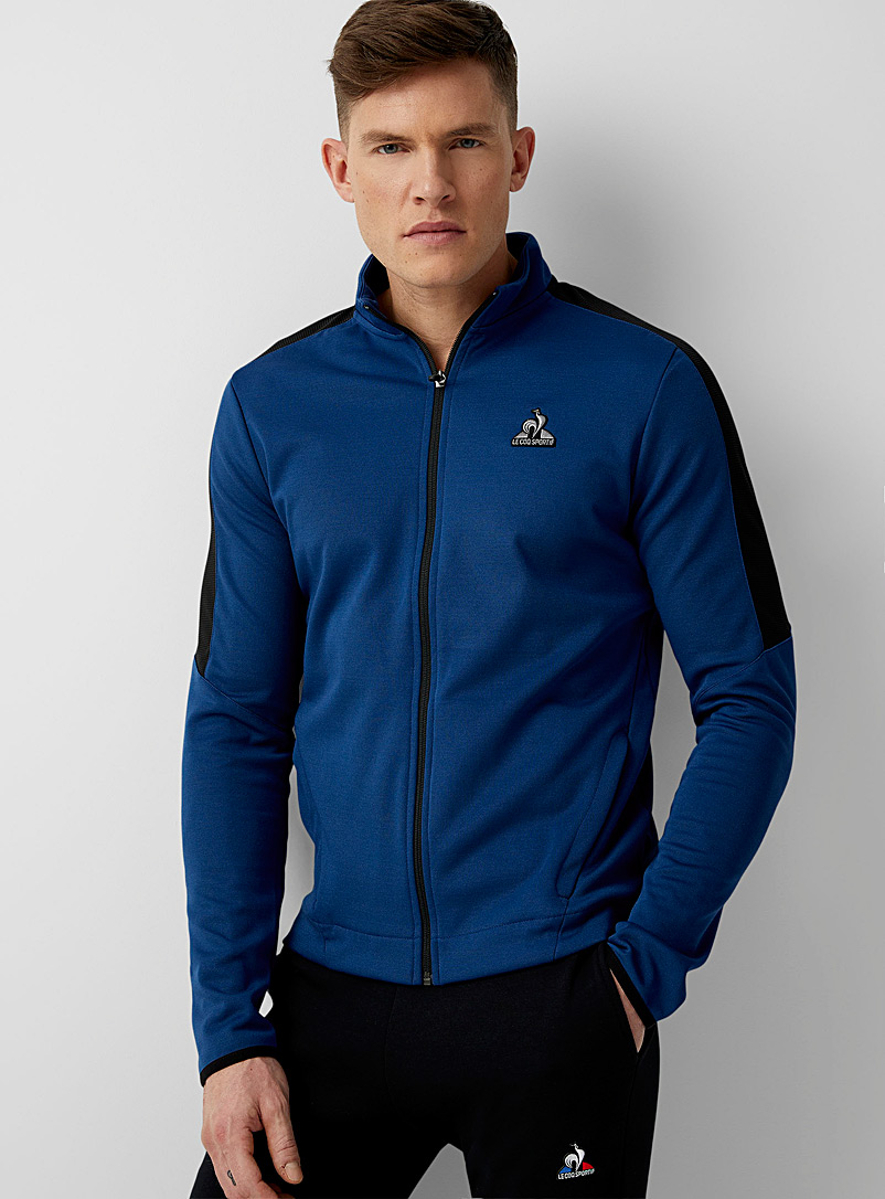 Le coq sportif Dark Blue Contrast band track jacket for men