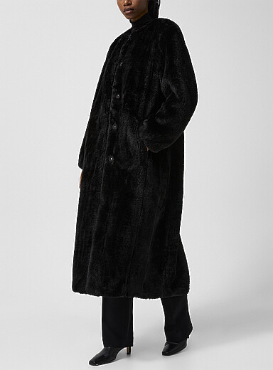Gracelyn faux-fur overcoat | Stand Studio | Shop Women's Designer