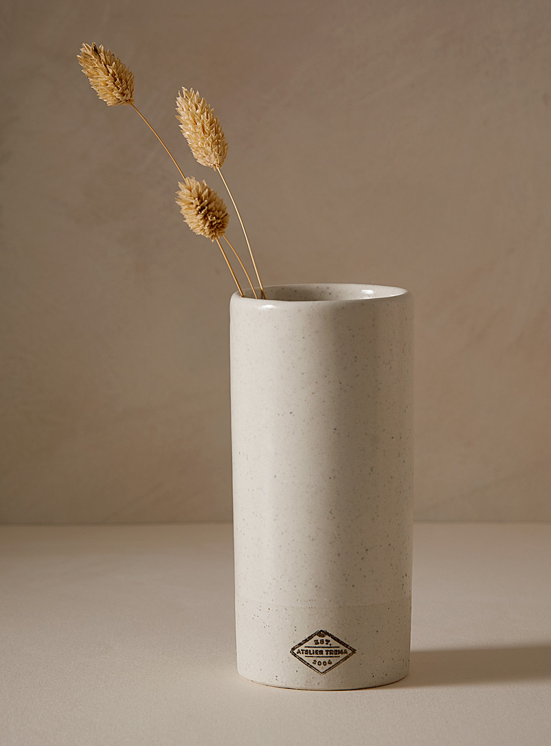 Atelier Tréma Sand Speckled stoneware vase