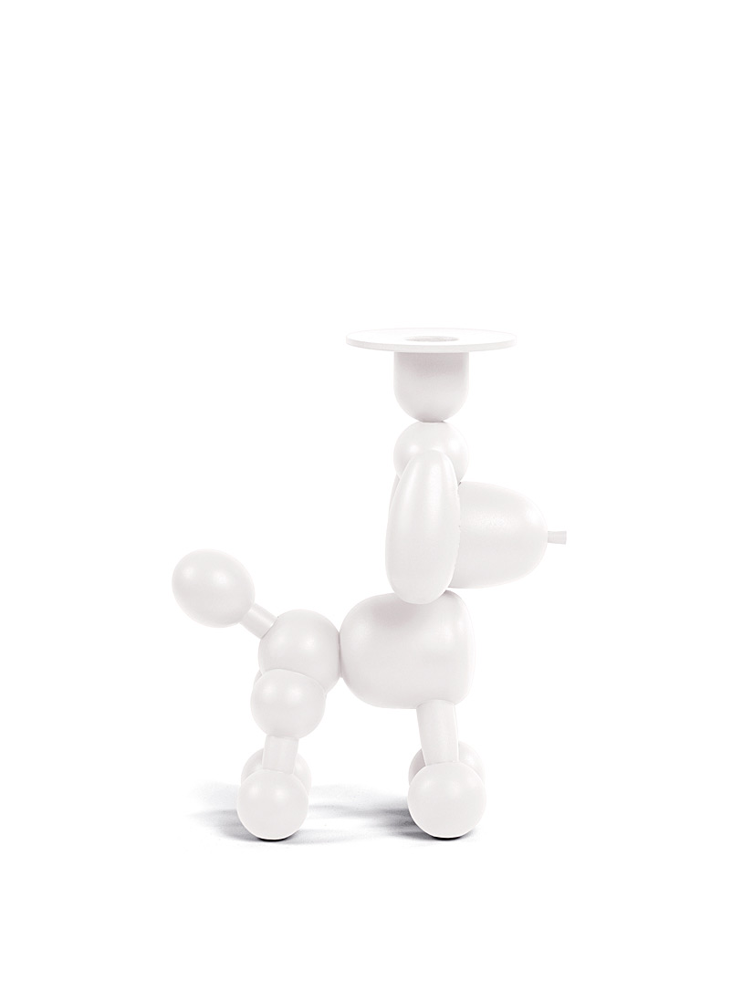 Fatboy White Can-Dolly poodle balloon candleholder