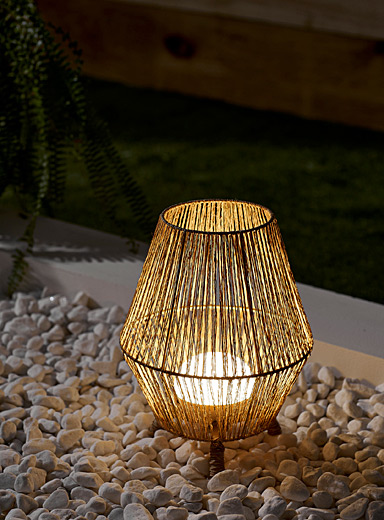 La lampe portative int&eacute;rieur et ext&eacute;rieur Sisine 32,5 cm de hauteur