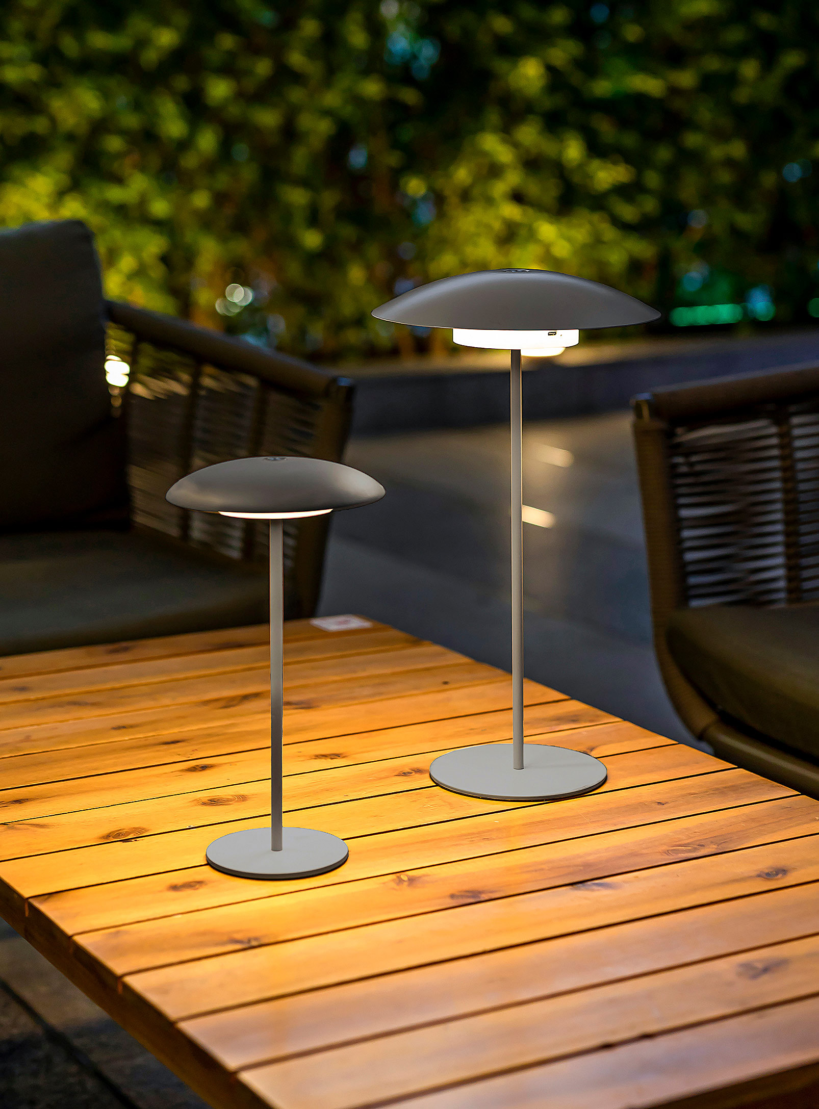Newgarden Sardinia Portable Table Lamp See Available Sizes In Dark Grey