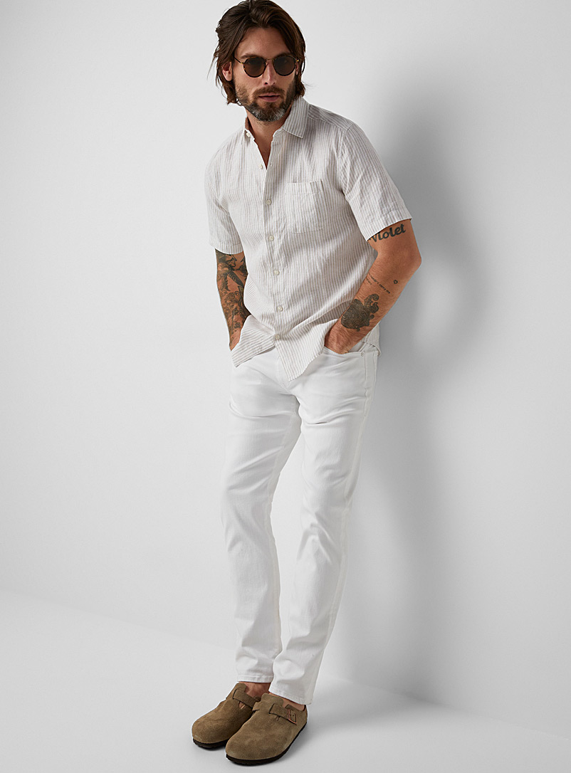 Mavi: Le jean Jake SuperMove blanc Coupe étroite Blanc pour 