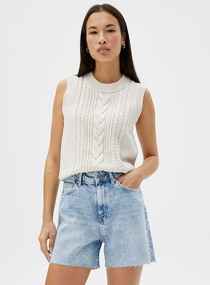 Light blue Millie A-line short | Mavi 