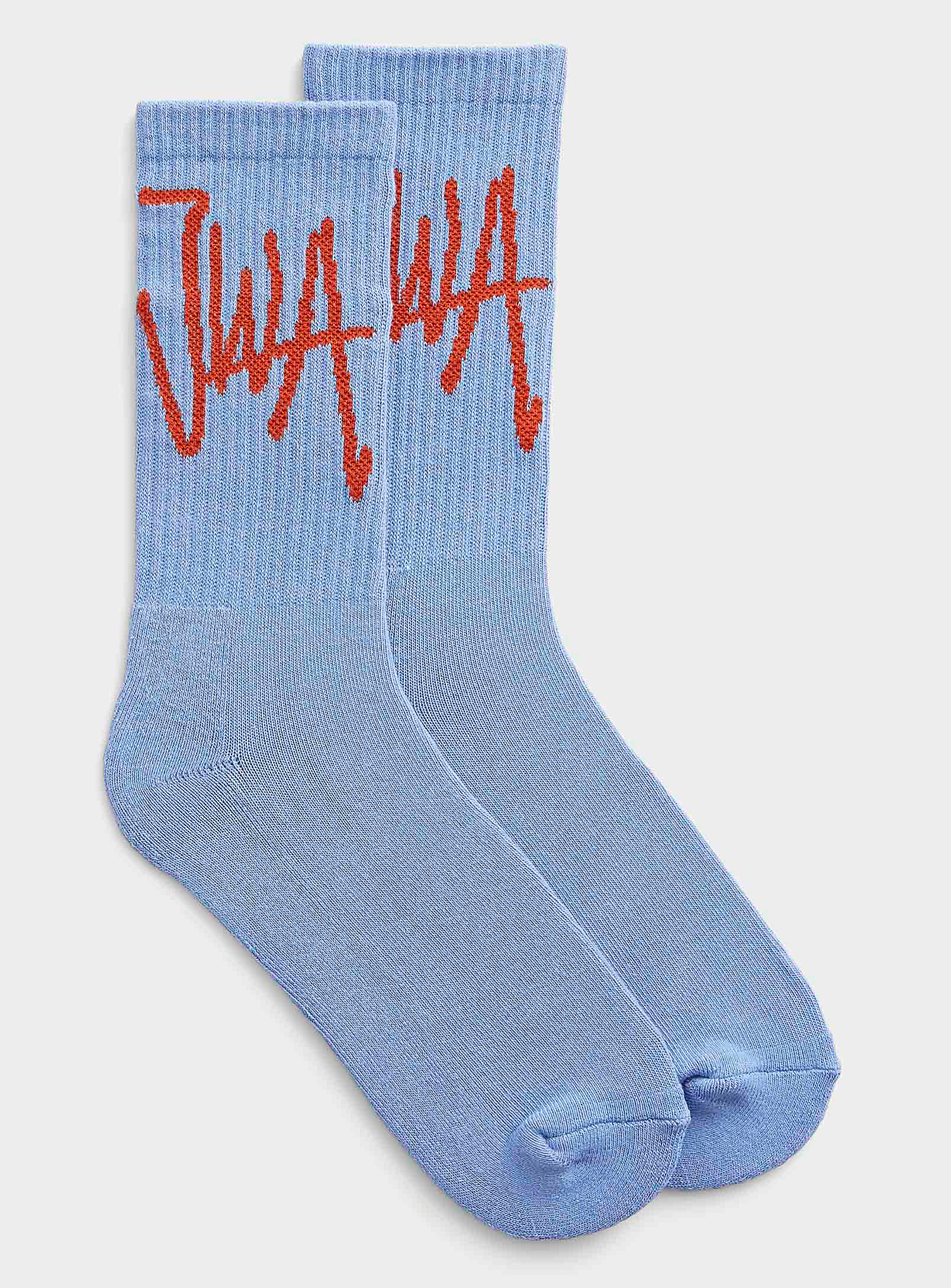 Jw Anderson Jwa Socks In Baby Blue