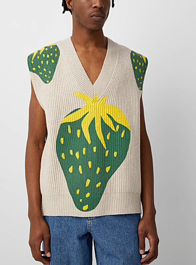 Strawberry sweater vest | JW Anderson 