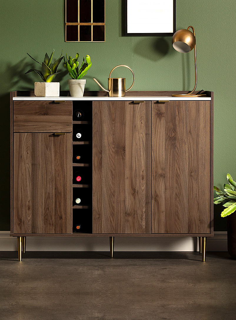 South Shore Dark Brown Hype large sideboard