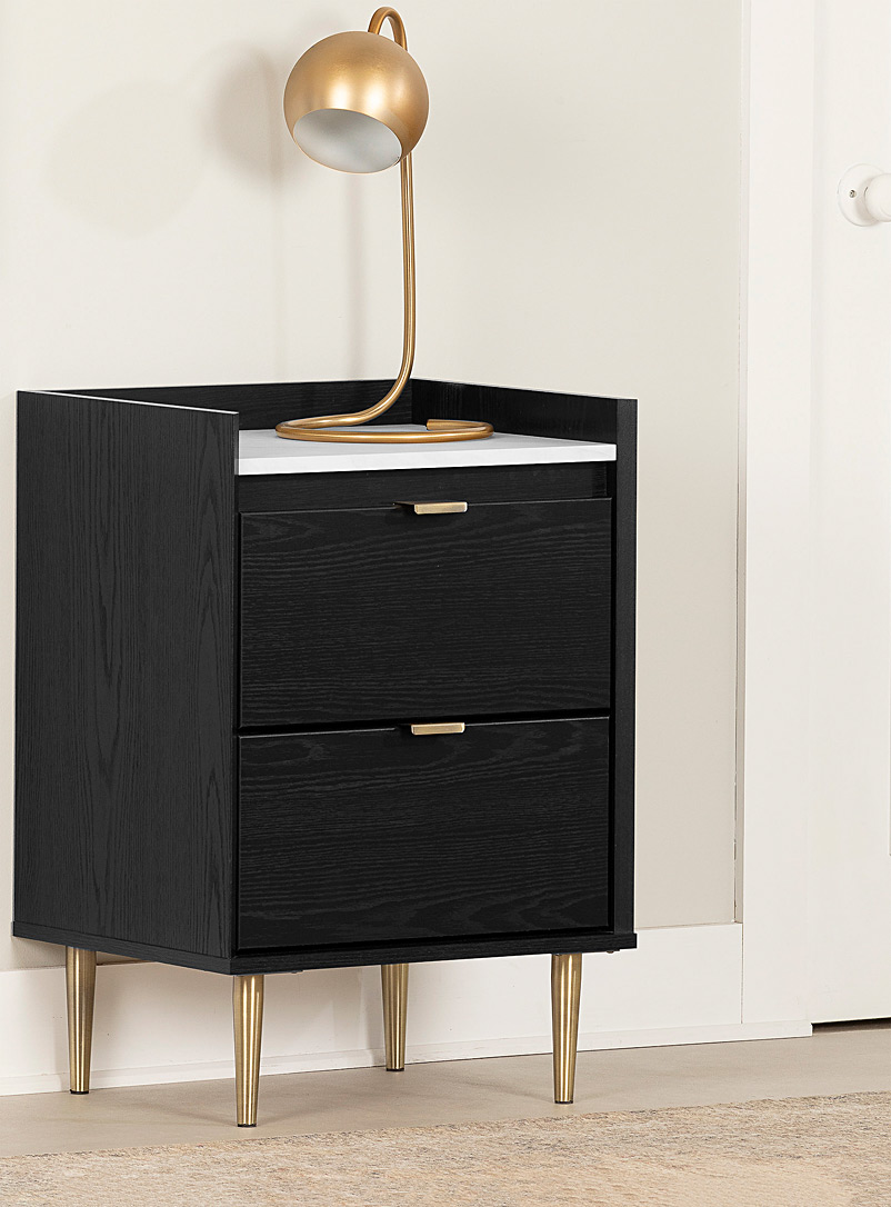 South Shore Black Hype accent table
