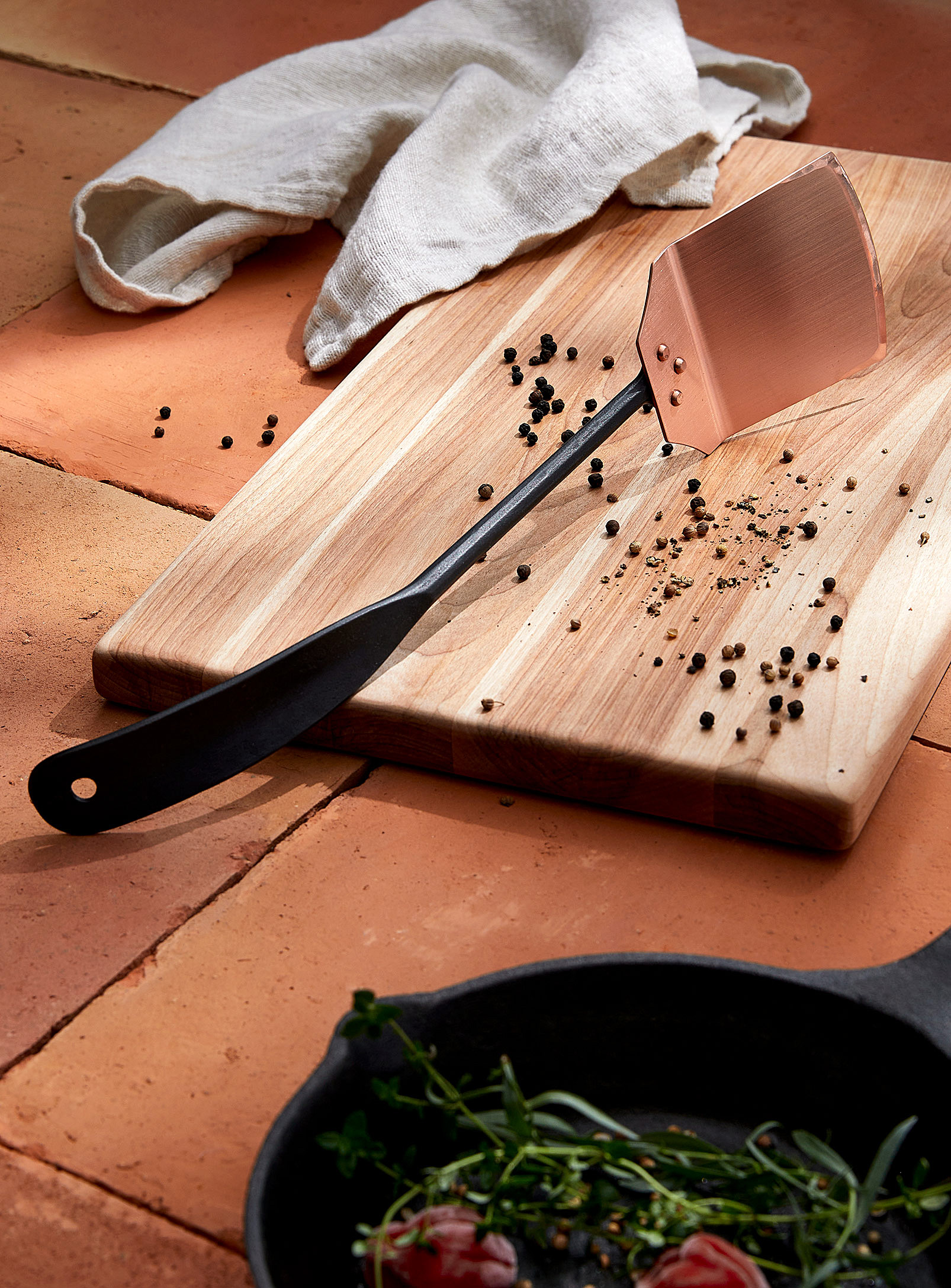 Strobus Forge - La spatule acier et cuivre