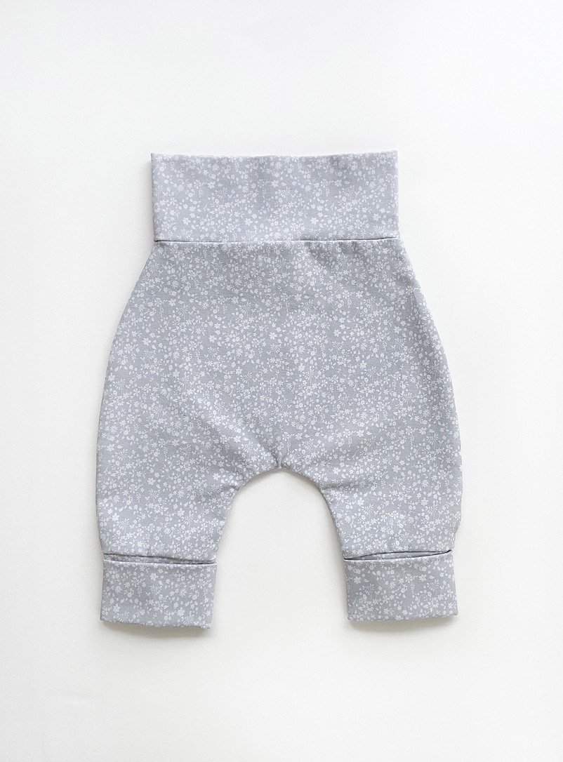 Bajoue Baby Blue Bloom organic cotton grow-with-me pant Kids
