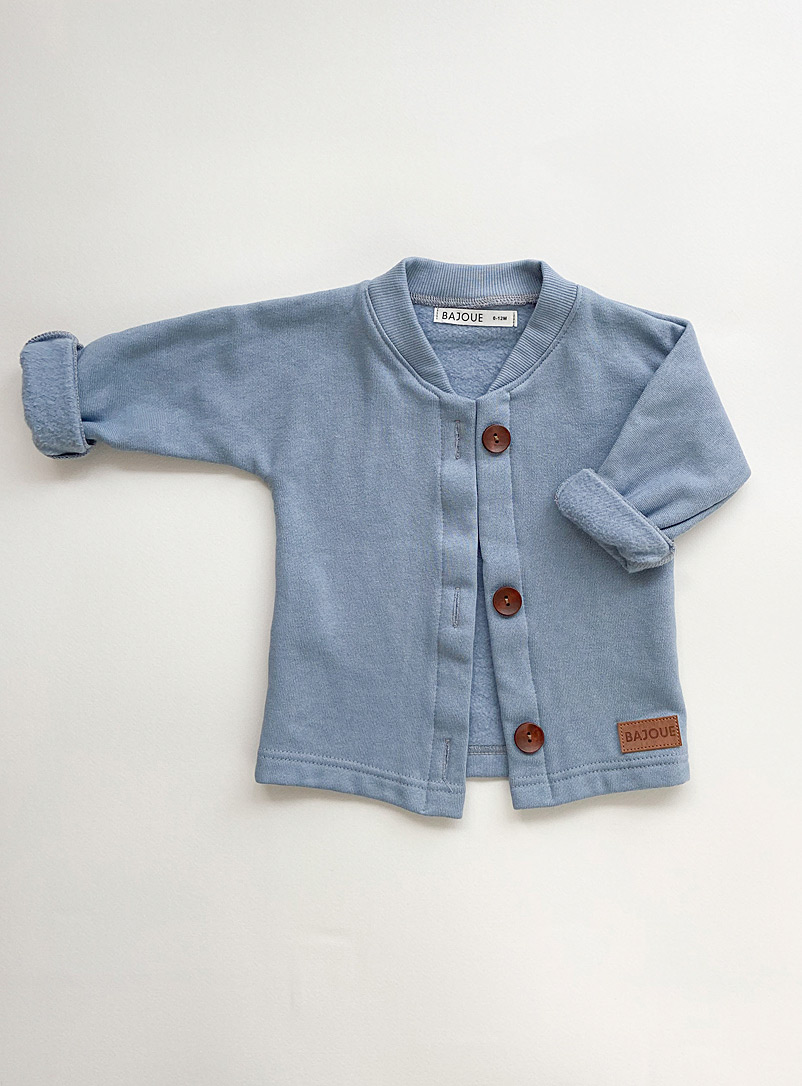 Bajoue Baby Blue Bamboo and cotton grow-with-me jacket Kids